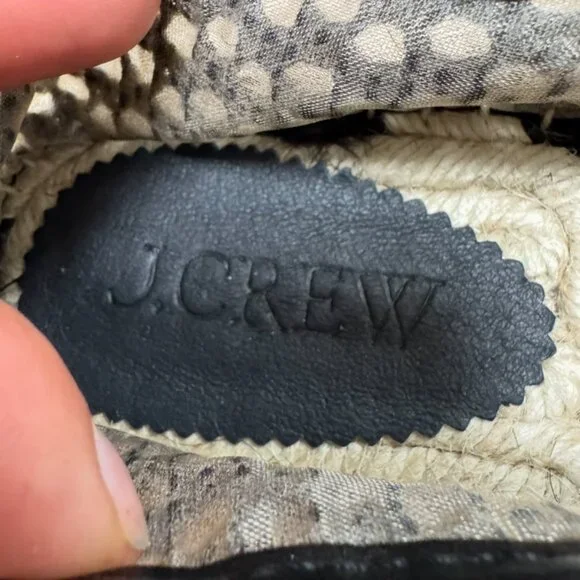 BRAND NEW J. Crew woven Mary Jane espadrille flats in faux raffia in Size 10 - Picture 5 of 9
